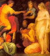 ABBATE, Niccolo dell The Continence of Scipio oil painting reproduction